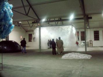 Kunst mit Stickstoffnebel Kunst mit Stickstoffnebel